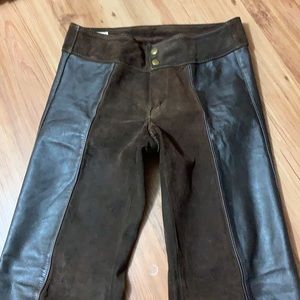 Buckboard leather goods boho bootcut pants